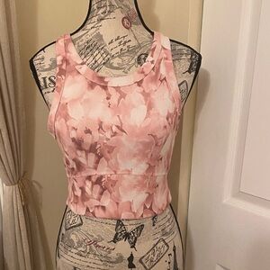 Floral Pink Sports Bra